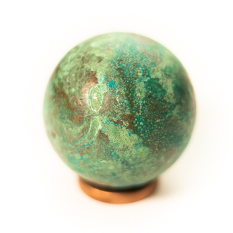 Solid Copper Orb Sphere | Shire Post Mint
